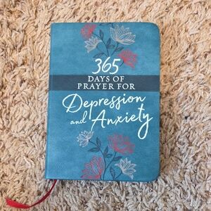 Blue Prayer Journal with Floral Design